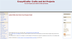 Desktop Screenshot of crazy4crafts.org